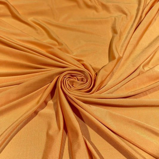 Plain Warm Orange ITY Stretch Jersey Fabric – 58" Wide | Soft Polyester Elastane Dress Fabric | Sold by the Metre