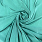 Plain Sea Green ITY Stretch Jersey Fabric – 58" Wide | Soft Polyester Elastane Dress Fabric | Sold by the Metre