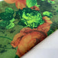 Forest Green Floral Chiffon Sheer Material Dress Craft Decor Fabric 44" By The Meter