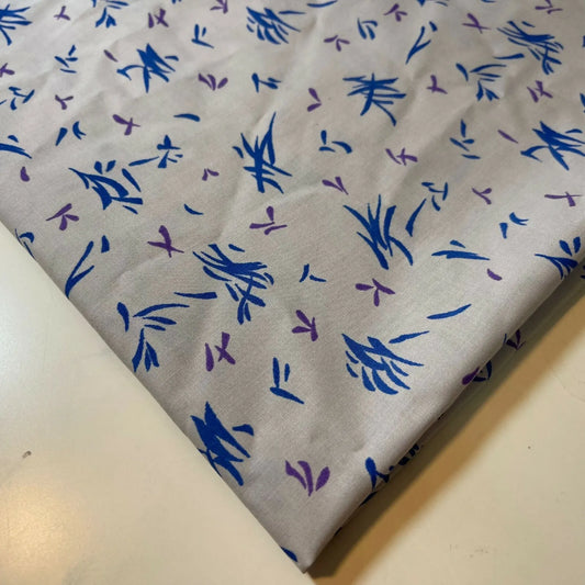 Stone Mandarin 100% Cotton Vintage Material Novelty Floral Dress Craft Quilting Fabric 44"