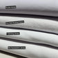 White 100% Knitted Jersey Stretch Interlock Scuba Rib Fleece Fabric Material 58" Wide