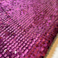 Sequin Velvet Embroidery Stretch Material Velour Craft Drape Dress Fabric 58" Wide By The Meter