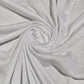 White Viscose T Shirting Knit Jersey Stretch Dress Craft Costume Fabric Material 58" Wide By The Meter