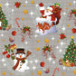 Various Festive Christmas Sewing Xmas Craft Material Decor Fabric By The Metre 44/58"