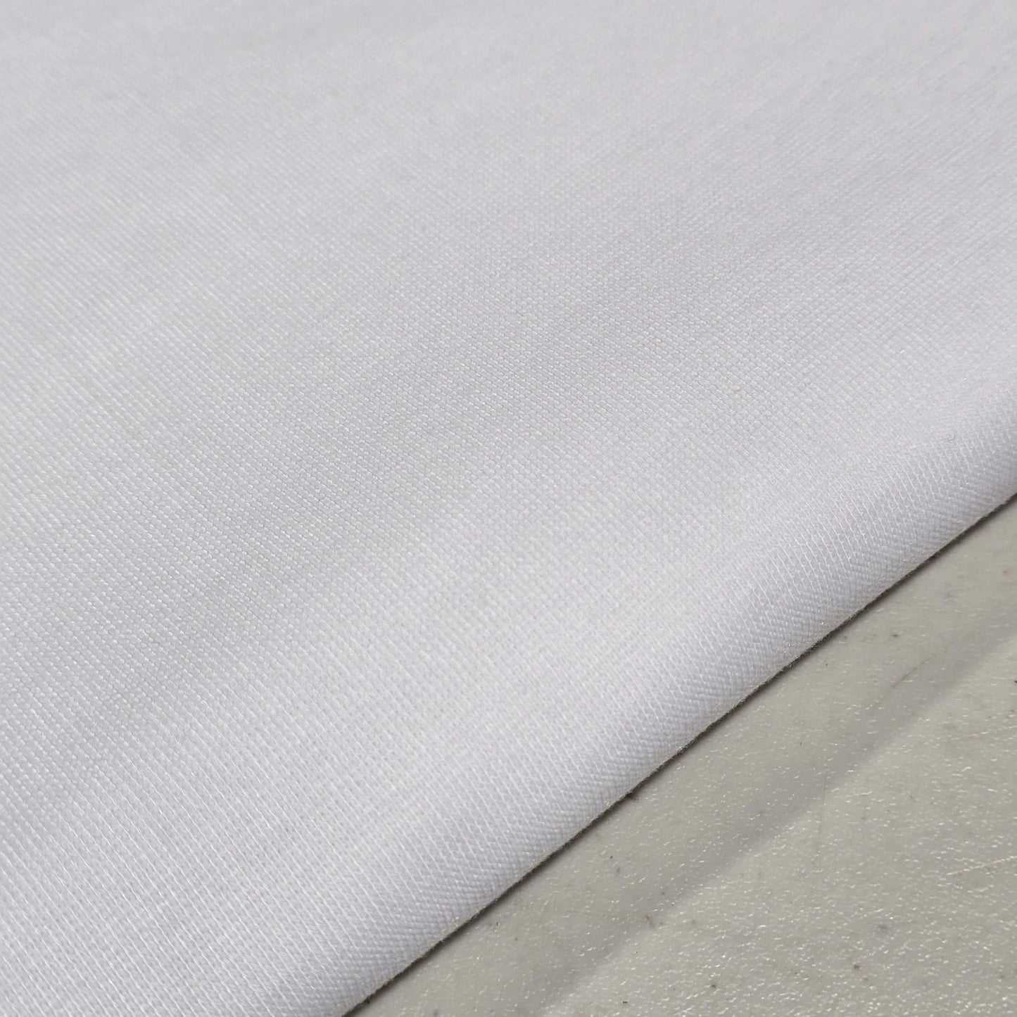 White Heavy Weight Rib Sweatshirt Stretch Dress Craft Costume Fabric Material 58" Wide By The Meter