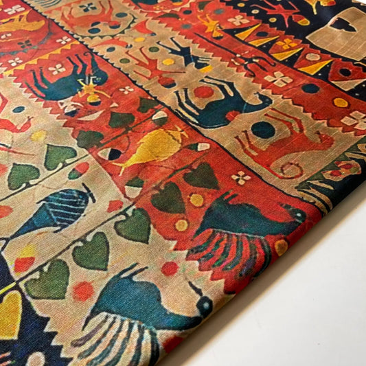 African Batik Polyester Raw Silk Material Dress Craft Quilting Fabric 44" By The Meter