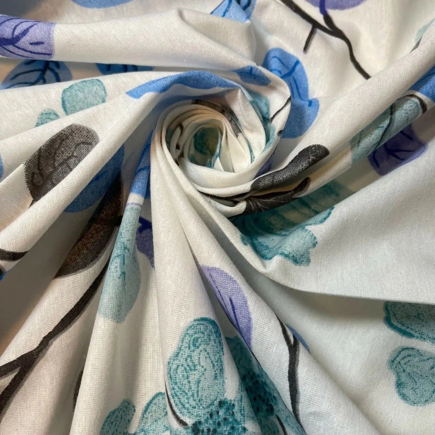 Cotton Polyester Fabric Sheeting | Extra Wide 240cm (90") Plain & Printed Craft, Costume & Backdrop Material â€“ Sold by the Metre
