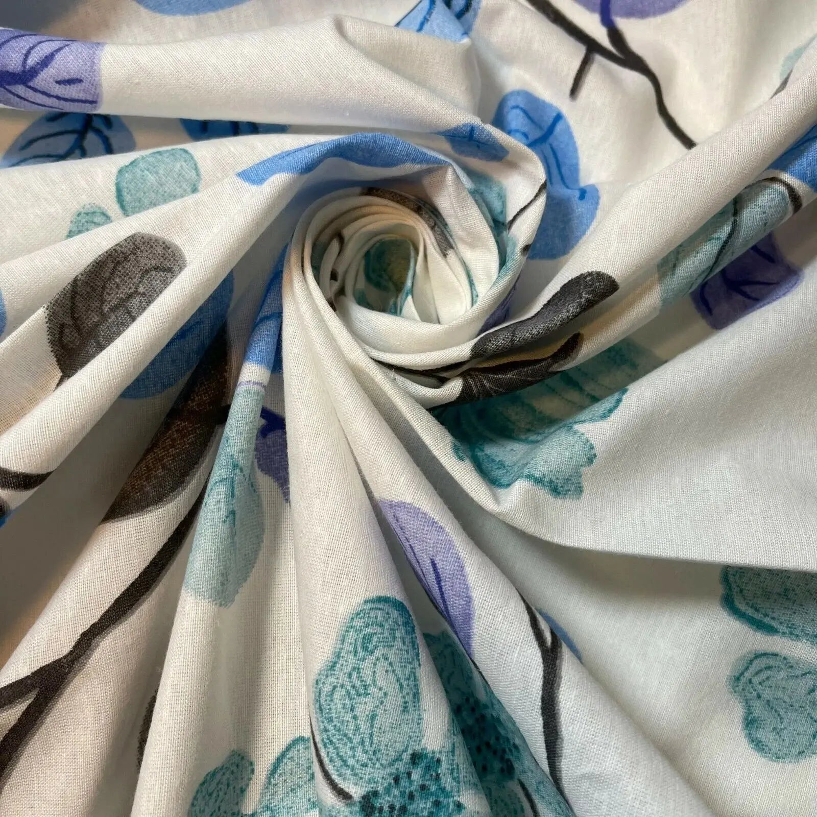 Cotton Polyester Fabric Sheeting | Extra Wide 240cm (90") Plain & Printed Craft, Costume & Backdrop Material â€“ Sold by the Metre