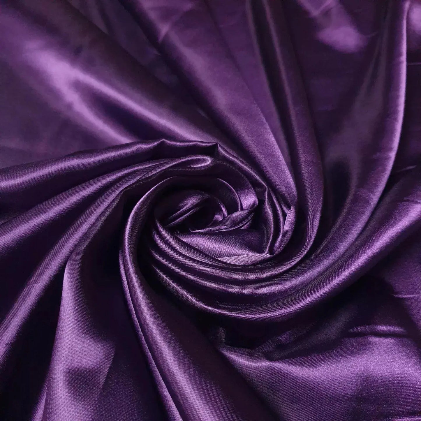 Poly Silk Satin Fabric â€“ Luxury Plain 58" (147cm) Wide Shiny Dressmaking & Wedding Fabric by the Metre