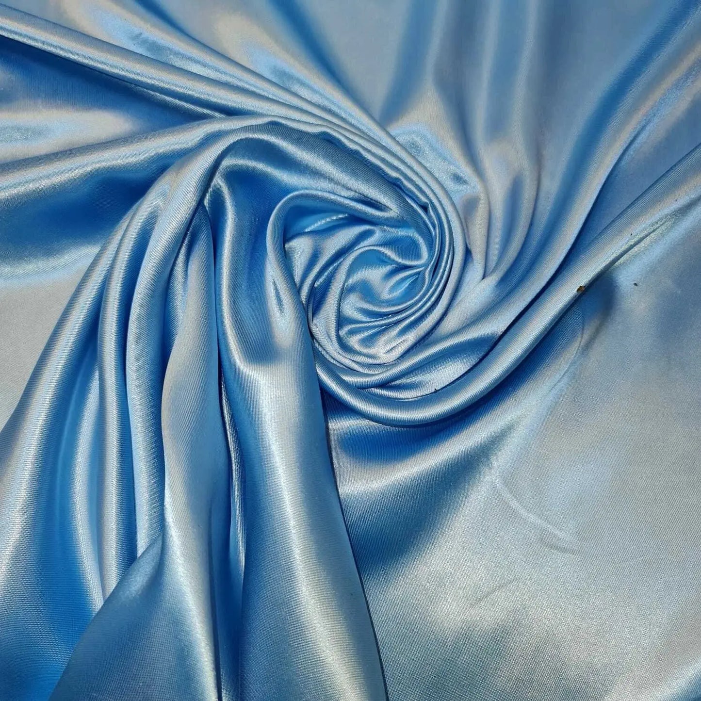 Poly Silk Satin Fabric â€“ Luxury Plain 58" (147cm) Wide Shiny Dressmaking & Wedding Fabric by the Metre