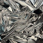 Silver Stretchy Metallic Look Foil Jersey Dance & Costume Fabric 58" Wide By The Meter
