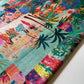 Caribbean Holiday Polyester Raw Silk Material Dress Craft Quilting Fabric 44" By The Meter