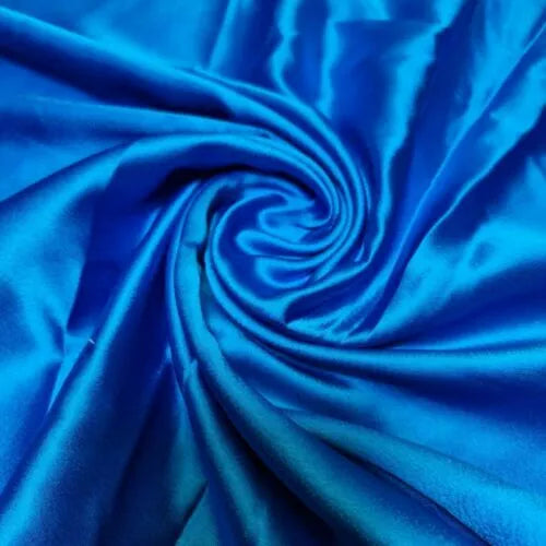 Royal Blue Charmeuse Soft Silky Satin Fabric Wedding Dress Glossy Drape Décor Material 44" (20 Meter Roll)