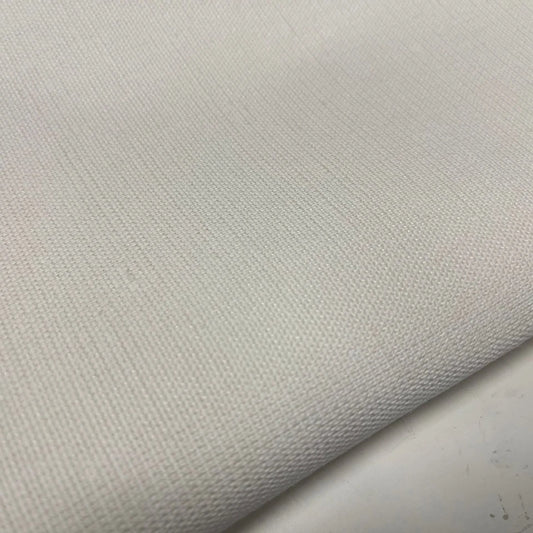 Laura Ashley White Canvas Fabric 100% Cotton Upholstery Weight Quality Craft Home Decor Material 58" By The Meter
