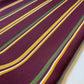 Burgundy Multi Stripe Crepe Fabric – 58" Wide | Sold by the Metre