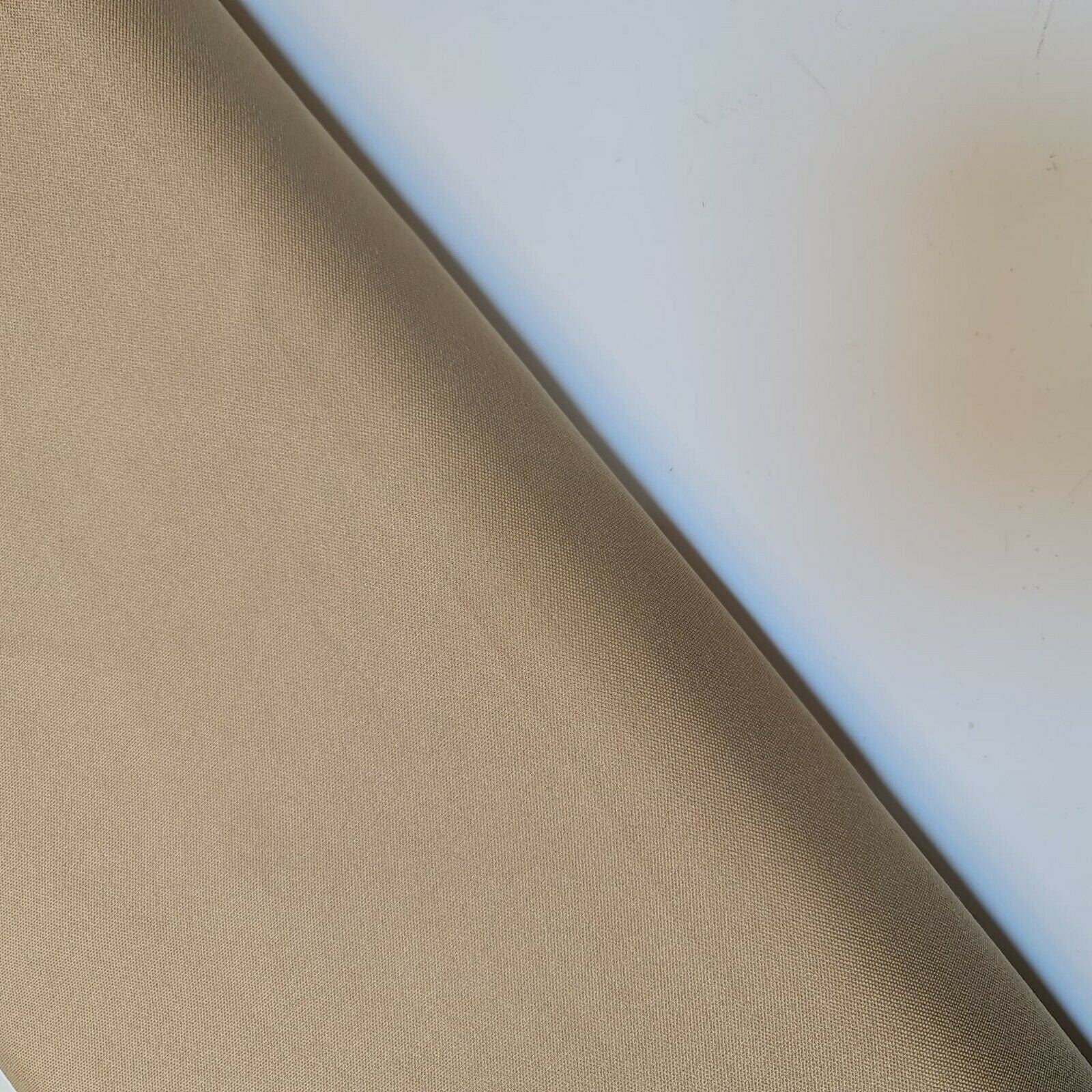 plain beige scuba crepe fabric sold by i need fabric brand online in UK