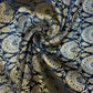 black brocade fabric for dresses, crafts, and quilts