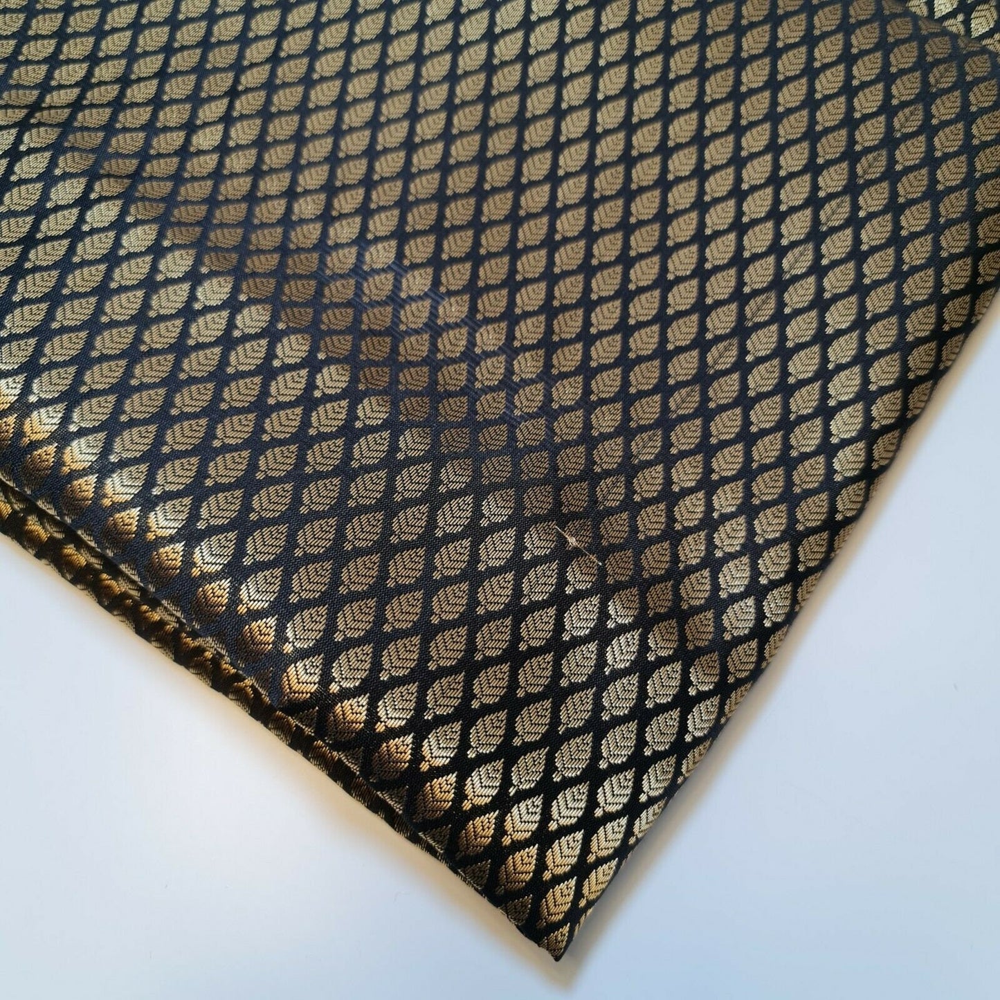black indian brocade fabric uk online