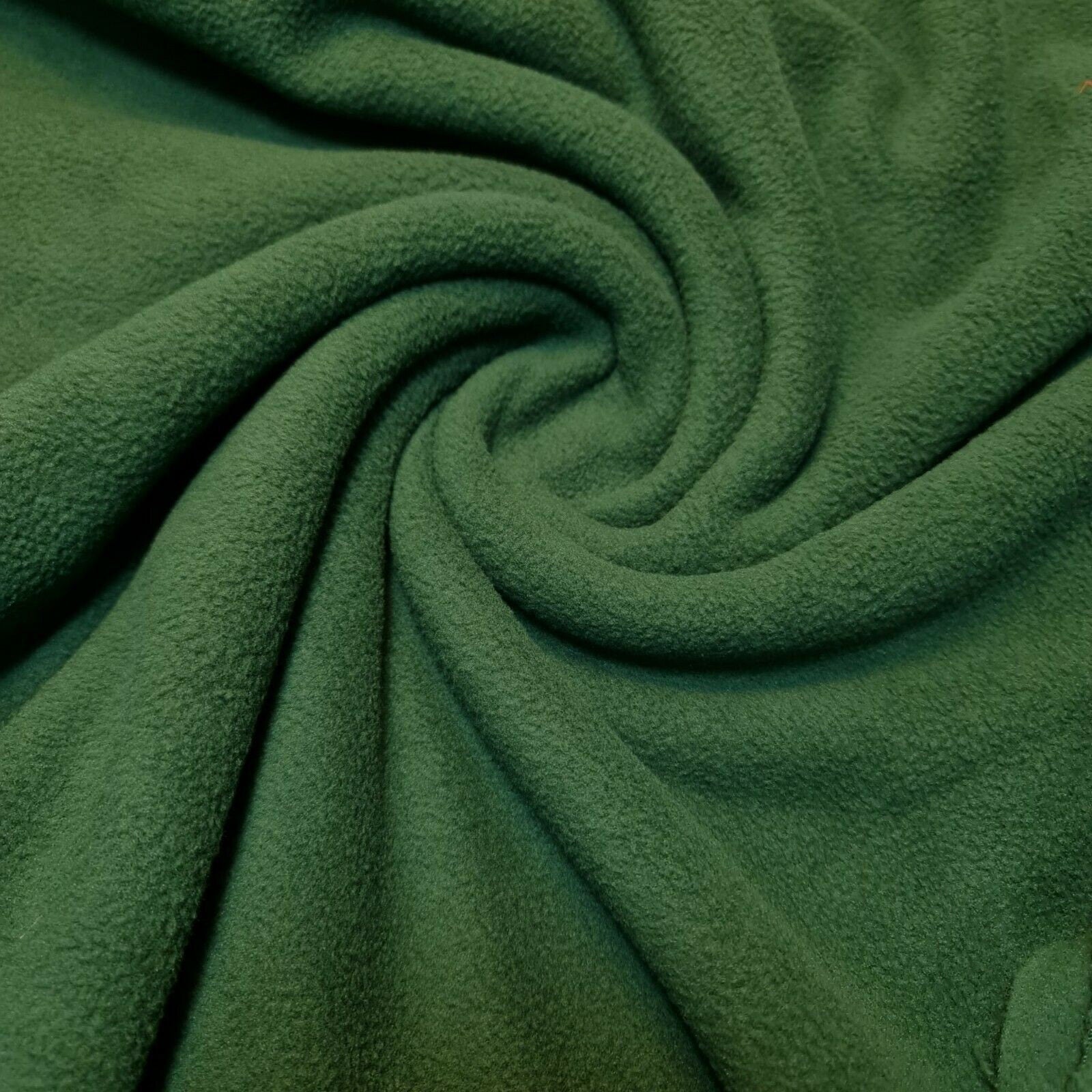 bottle green polar fleece winter material uk