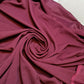 shop burgundy scuba crepe fabric online in uk