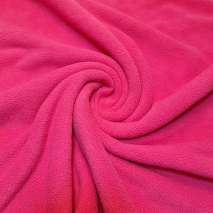 hot pink polar fleece fabric uk