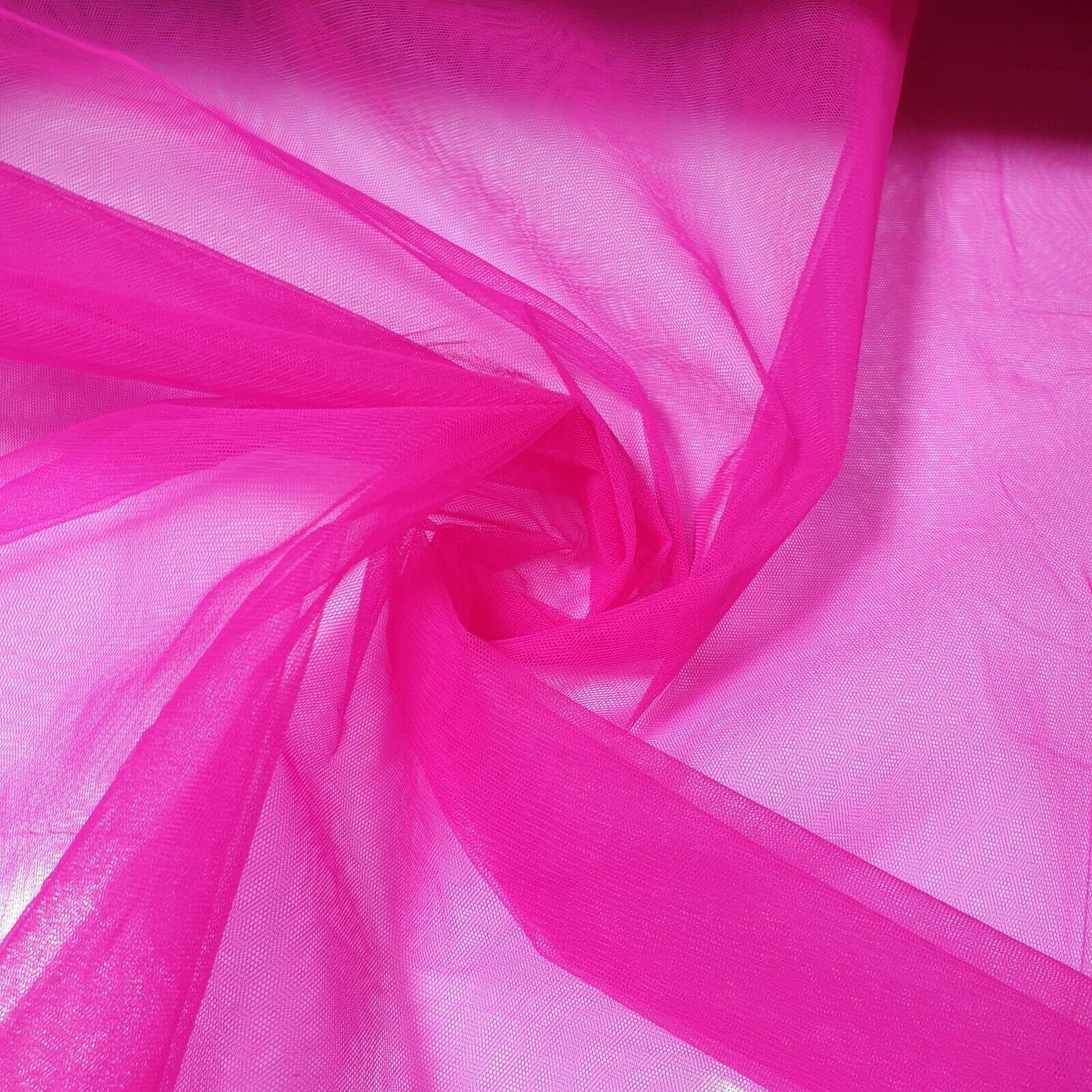 hot pink tulle mesh net fabric