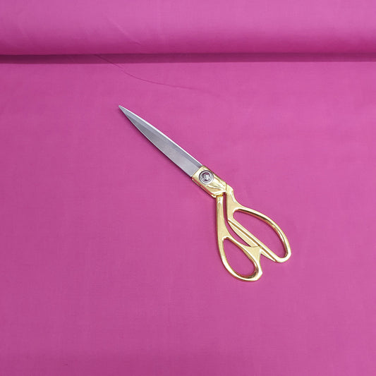 Textile Station Hot Pink (29) 44" breit, hochwertiges Polycotton, unifarben, gefärbter Stoff, Futter, Schneiderei, Drapieren, Dekorationsmaterial