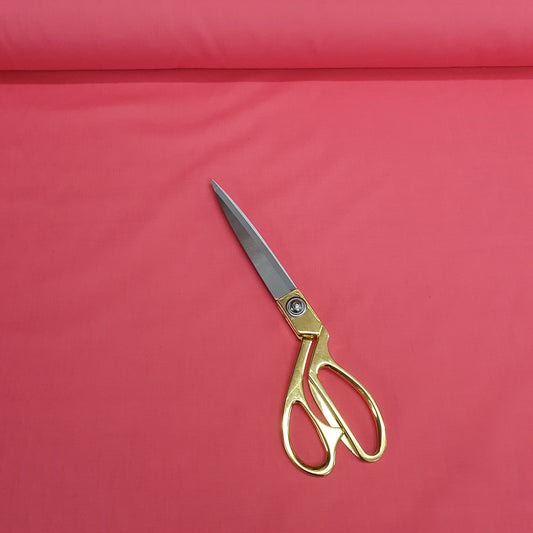 Textile Station Blush Pink (64) 44" breit, hochwertiges Polycotton, unifarben gefärbt, Futterstoff, Schneiderstoff, Drapierungsstoff, Dekorationsstoff