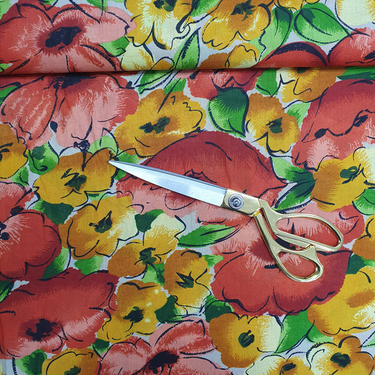 Textile Station Design 03 44" Wide Pure 100% Indian Print Soft Touch Cotton Dressmaking Crafting Fabric