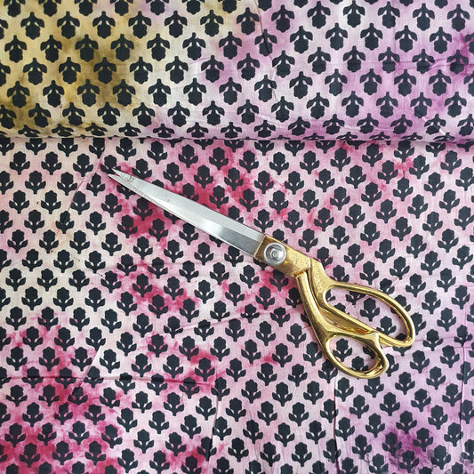 Textile Station Design 31 44" breit, 100 % weicher Baumwollstoff mit indischem Druck, zum Schneidern und Basteln