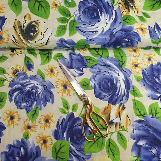 Textile Station Design 58 44" breit, 100 % weicher Baumwollstoff mit indischem Druck, zum Schneidern und Basteln