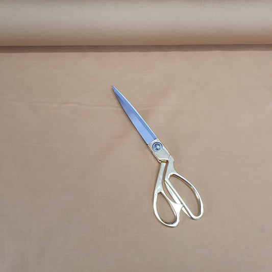 Textile Station, Dunkelgold-Khaki, 111,8 cm breit, hochwertiger Polycotton-Stoff, unifarben, Futterstoff, Schneiderstoff, Drapierungsstoff, Dekorationsstoff