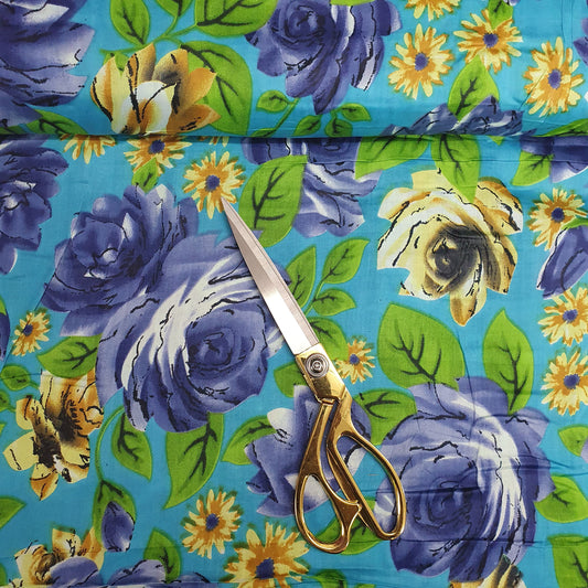 Textile Station Design 68  44" Wide Pure 100% Indian Print Soft Touch Cotton Dressmaking Crafting Fabric