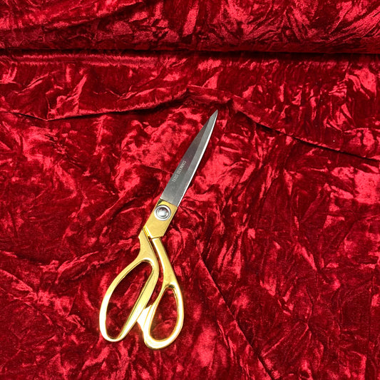 58" PREMIUM Rot Pannesamt Stretch Velours Stoff Korsett Schneiderei Hochzeit