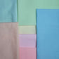 Lght Pastels Shades of Polycotton Fabric, Crafting Arts Dressing Purposes, 7 Fat Quarters Bundle, (50x50cm Aprrox)