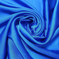 Silky Charmeuse Lightweight Satin Bridal Dress Drape Décor Fabric 58" Wide (Royal Blue)