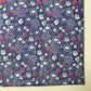 New Floral Polycotton Blue Base Blue Flowers Craft Dress Fabric 44" By Meter (2