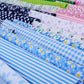 20 Piece polycotton bundle of floral's and spotty Leaves  fabrics 25 cm x 25 cm