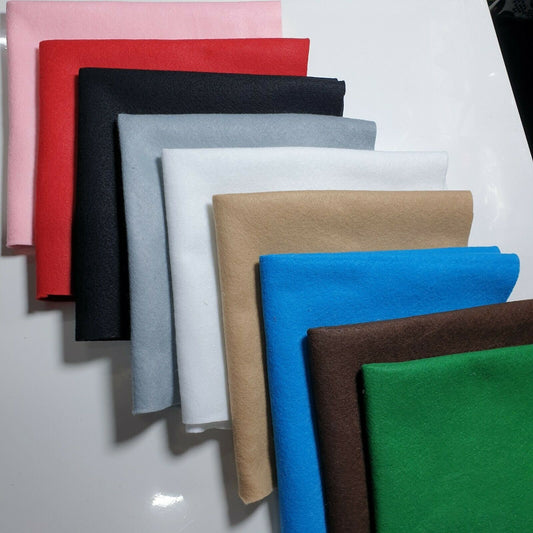 6 Fat 50x50cm Quarter Craft Felt Acrylic Material Art Sewing Festive Decorations Patchwork Quilting Fabric