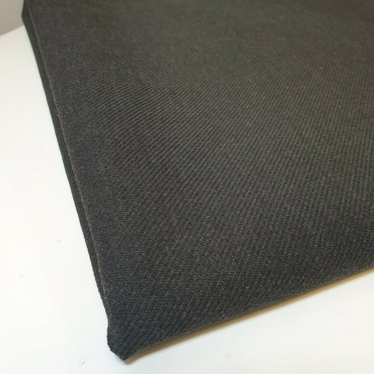 Charcoal Viscose Drill Stretch Rayon Spandex Jersey Dress Fabric 58"