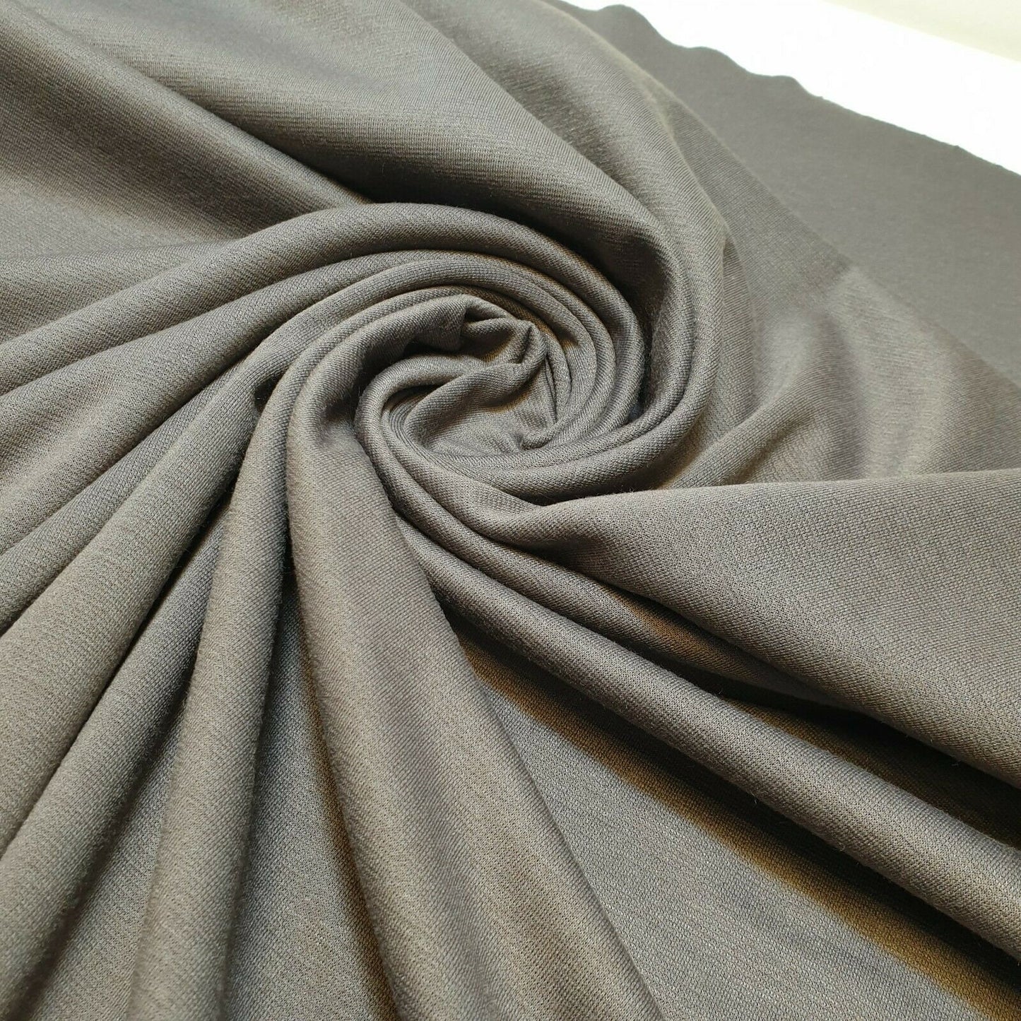 New Plain Viscose 4 Way Stretch Rayon Spandex Jersey Dress Fabric 58" (Silver Grey)