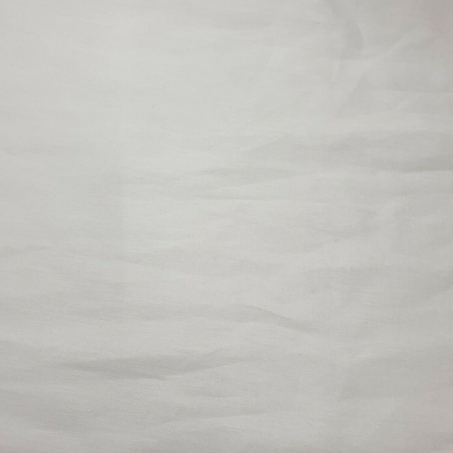 100% Cotton Voile Rubia Cambric Mercerised Plain Craft Dress Lining Fabric 44" (White)