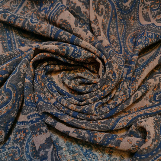 Weicher Poly-Crêpe-Kleiderstoff mit Frühlingsblumenmuster, 147,3 cm, Meterware (Druck 11)