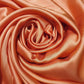 Silky Charmeuse Lightweight Satin Bridal Dress Drape Décor Fabric 58" Wide (Orange)