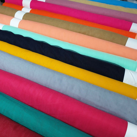 Hochwertiges Power Net, 2-Wege-Stretch-Netzgewebe, transparentes Futtermaterial, 58 Zoll (grau)