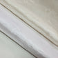 White Embroidery Faux Silk Taffeta Dress Craft Cushion Curtain Fabric 58"