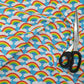 NEW Thankyou NHS Polycotton Rainbows and Clouds Print Fabric by Metre 44" (Sky Blue)