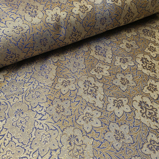 Lilac Indian Jacquard Banarasi Brocade Print Craft Dress Decor Cushion Fabric44"