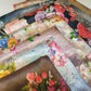 Polyester Faux Raw Silk Floral Rose Print Dress Craft Fabric 44" By The Meter (Print 3)