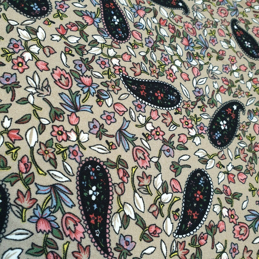 Modal Rayon Viskose Bedruckter weicher Jersey Strick Stretch Kleiderstoff 58" Meterware Design 8